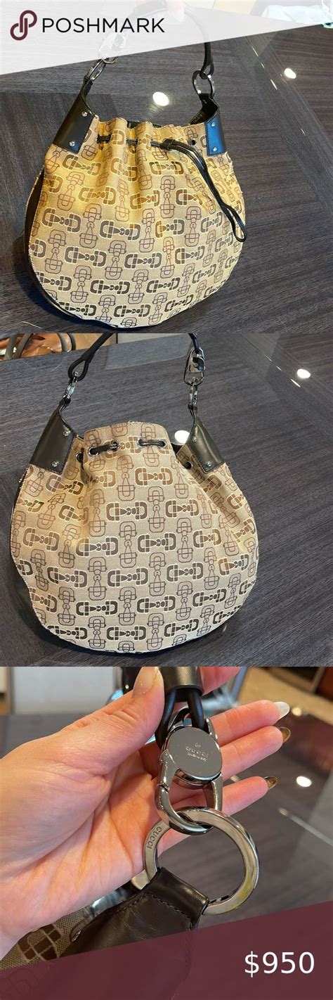 authentic gucci horsebit hobo|gucci hobo bag vintage.